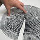 Red Oak Tree Ring Print – Spartanburg County, SC – 18x24 Original Signed Woodcut lintonart