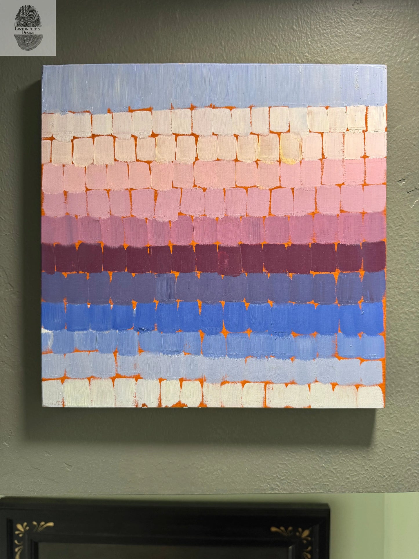 Set of Two Color Studies 12x12 each lintonart