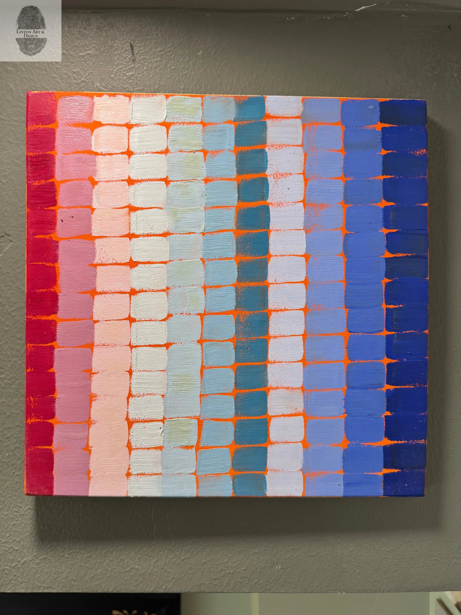 Set of Two Color Studies 12x12 each lintonart