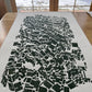 "Stay in Line", Green Letter Type, Monotype, 13.5X22.5 inches lintonart