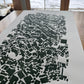 "Stay in Line", Green Letter Type, Monotype, 13.5X22.5 inches lintonart