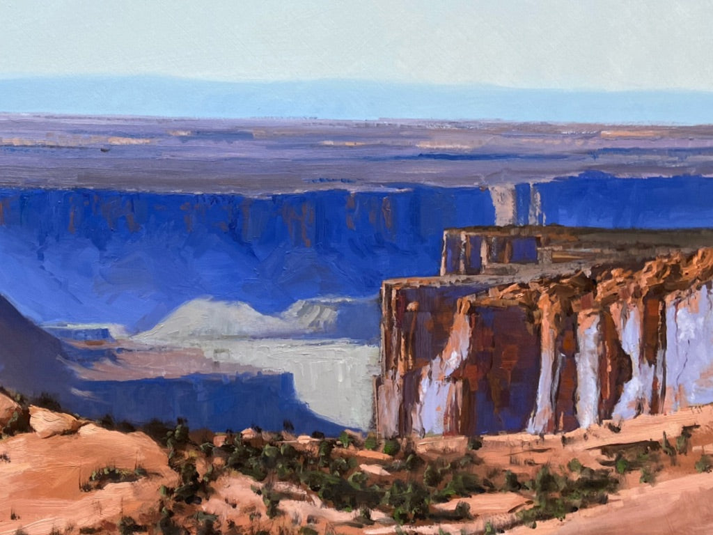 "Desert Majesty: Canyonlands Vista" -Utah Landscape Painting Giclee Print