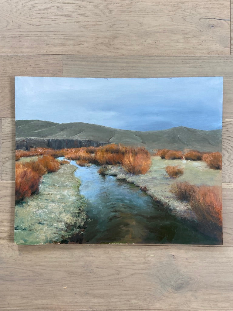 "Sweet Water River" - Wyoming Landscape Painting Giclee Print