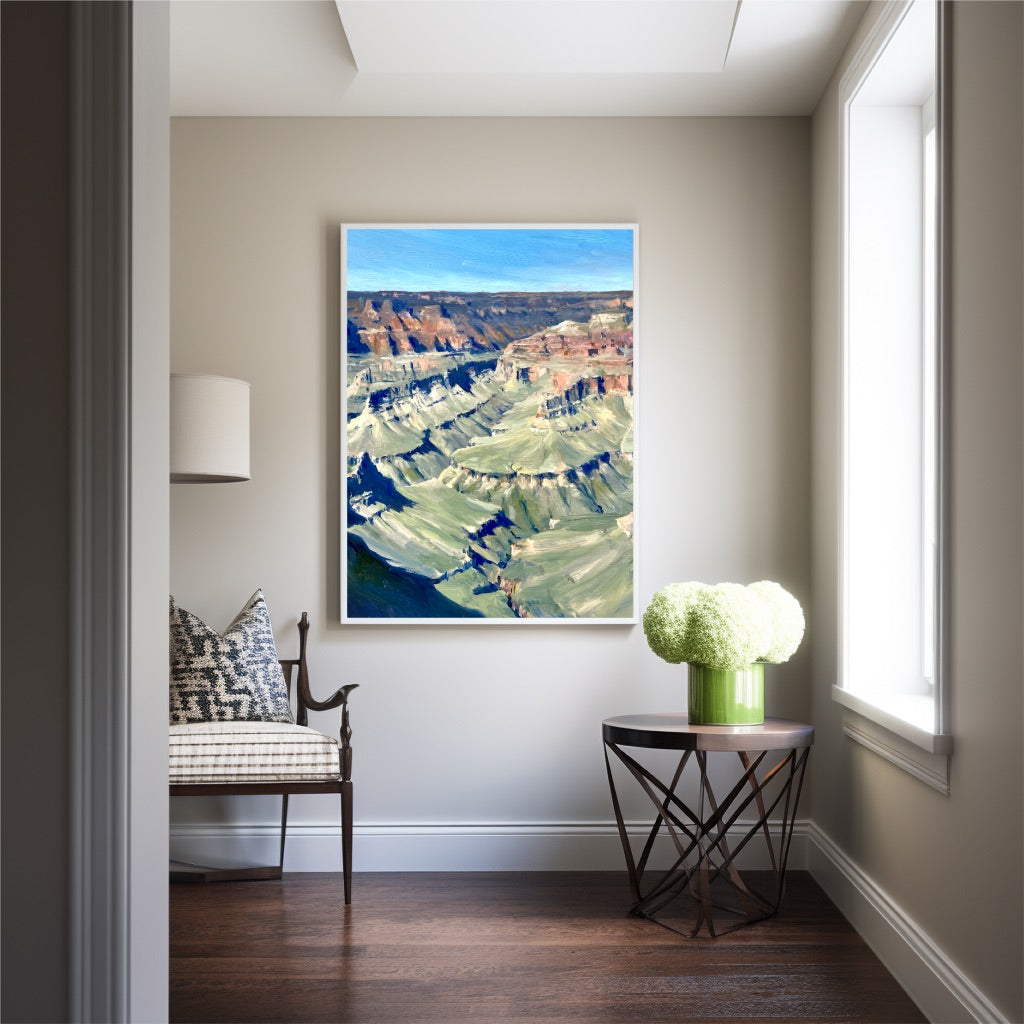 "Springtime Vista: Grand Canyon" - Arizona Landscape Painting Giclee Print