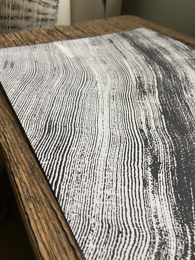 Oregon Sitka Spruce Tree Rings Detail, Cropped, Limited Edition 12x16 inches. Hand pressed and signed.