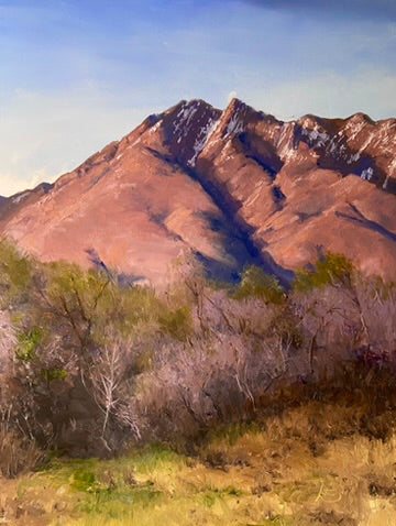 "Mount Olympus at Spring" - Utah Landscape Painting Giclee Print
