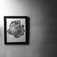 Alaska Cedar, Alaska Art, Denali, Lumber, Shabby Tree, Wood Burning Art, Wood Slice Wall Art lintonart