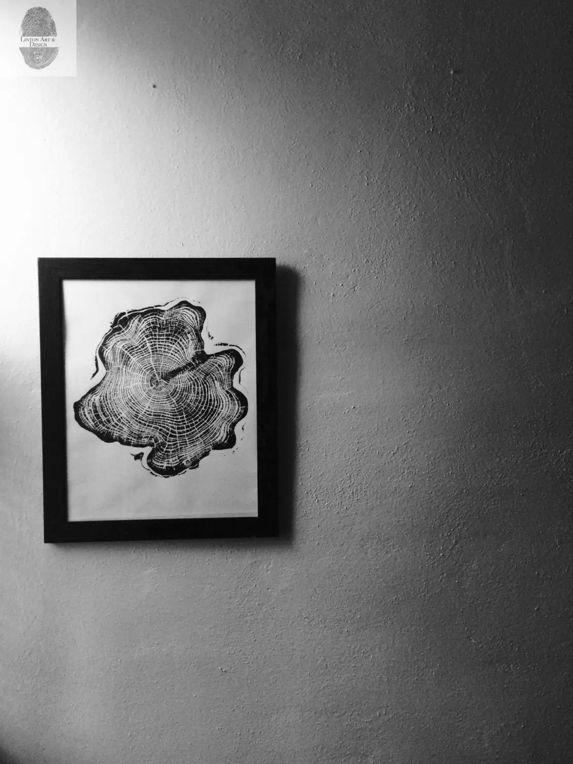 Alaska Cedar, Alaska Art, Denali, Lumber, Shabby Tree, Wood Burning Art, Wood Slice Wall Art lintonart