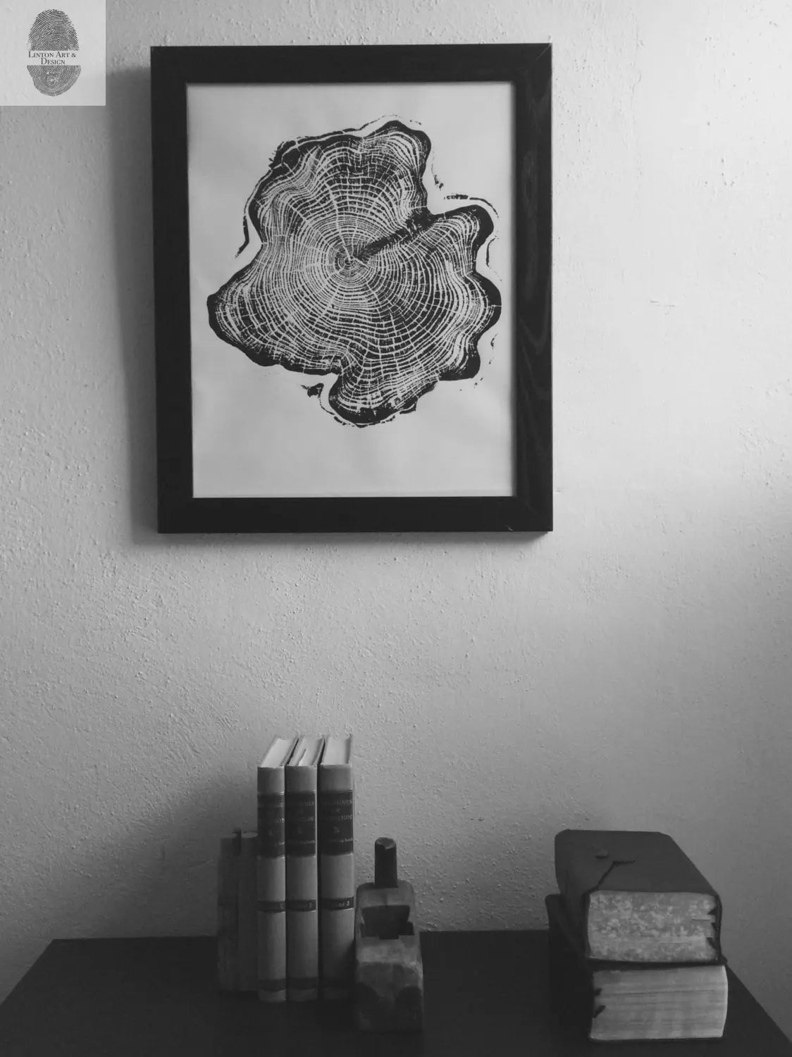 Alaska Cedar, Alaska Art, Denali, Lumber, Shabby Tree, Wood Burning Art, Wood Slice Wall Art lintonart