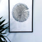 Crater Lake art, Oregon Print, Tree ring print, Woodcut print, Wood Wall art, Sacred Geometry, Forestry, National Parks, Signed Original lintonart