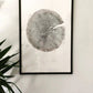 Crater Lake art, Oregon Print, Tree ring print, Woodcut print, Wood Wall art, Sacred Geometry, Forestry, National Parks, Signed Original lintonart