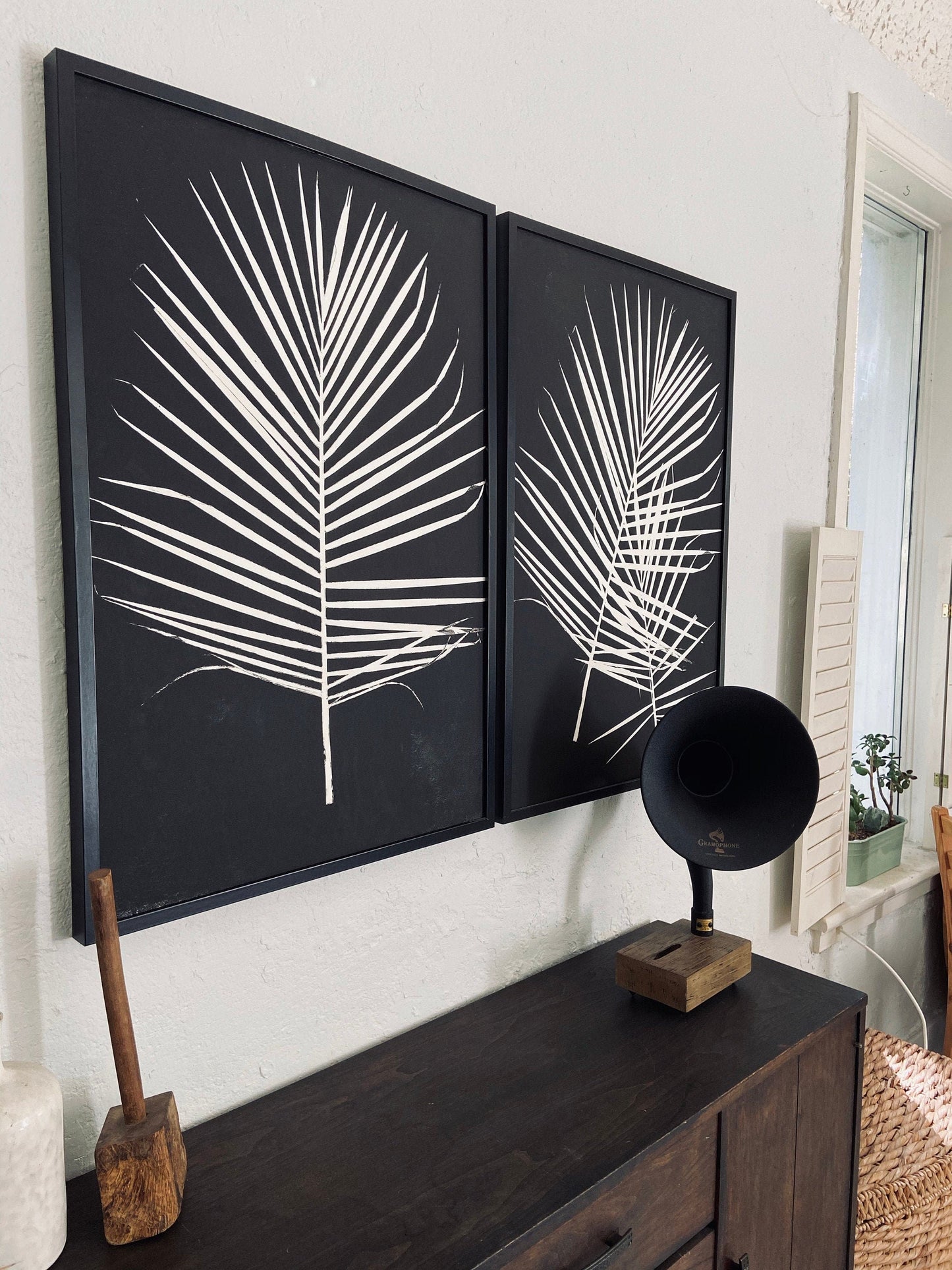 Custom Palm Leaves 20x26
