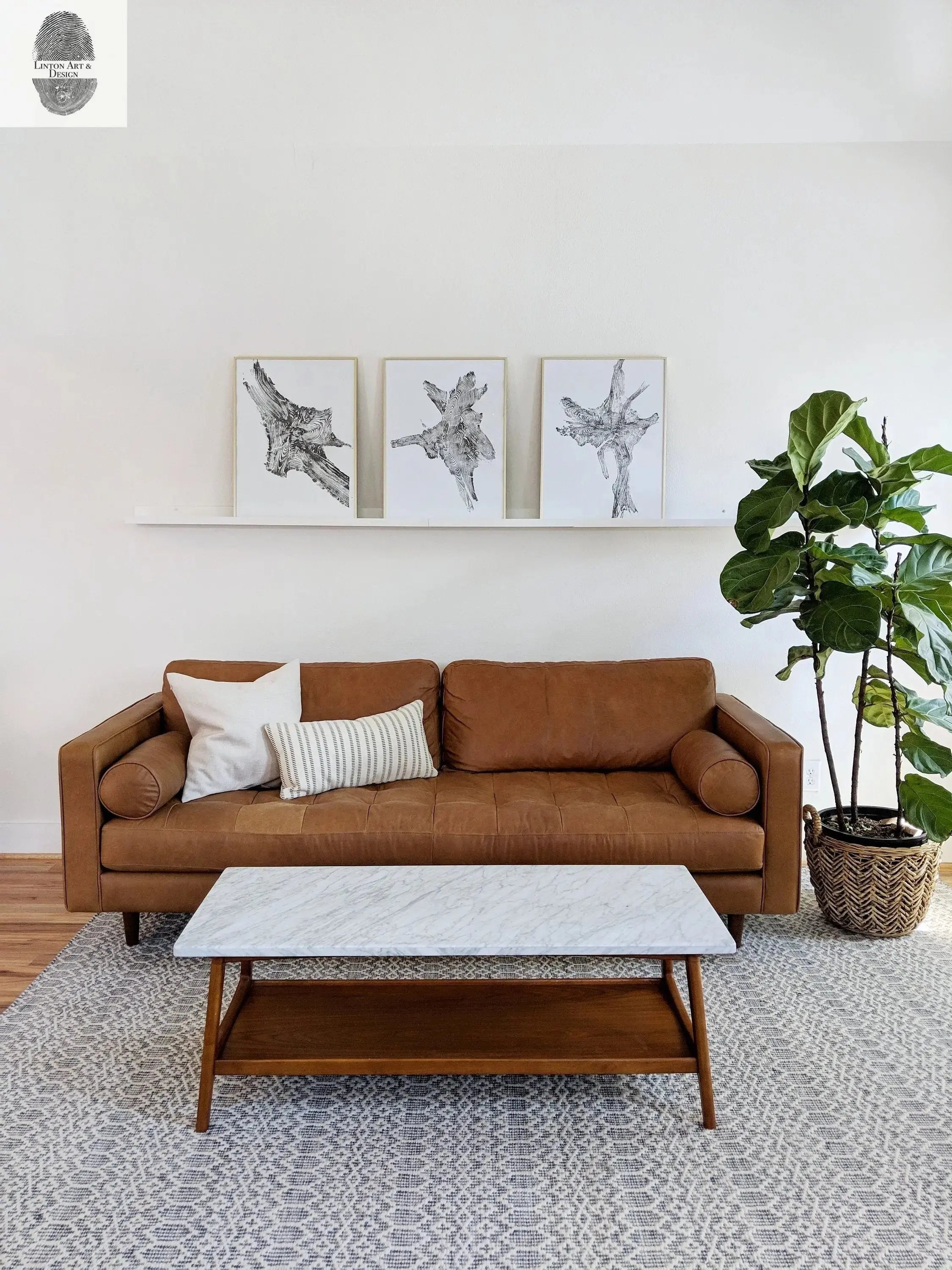 Tree Roots Print Set of 3 - Stunning Wall Art – lintonart