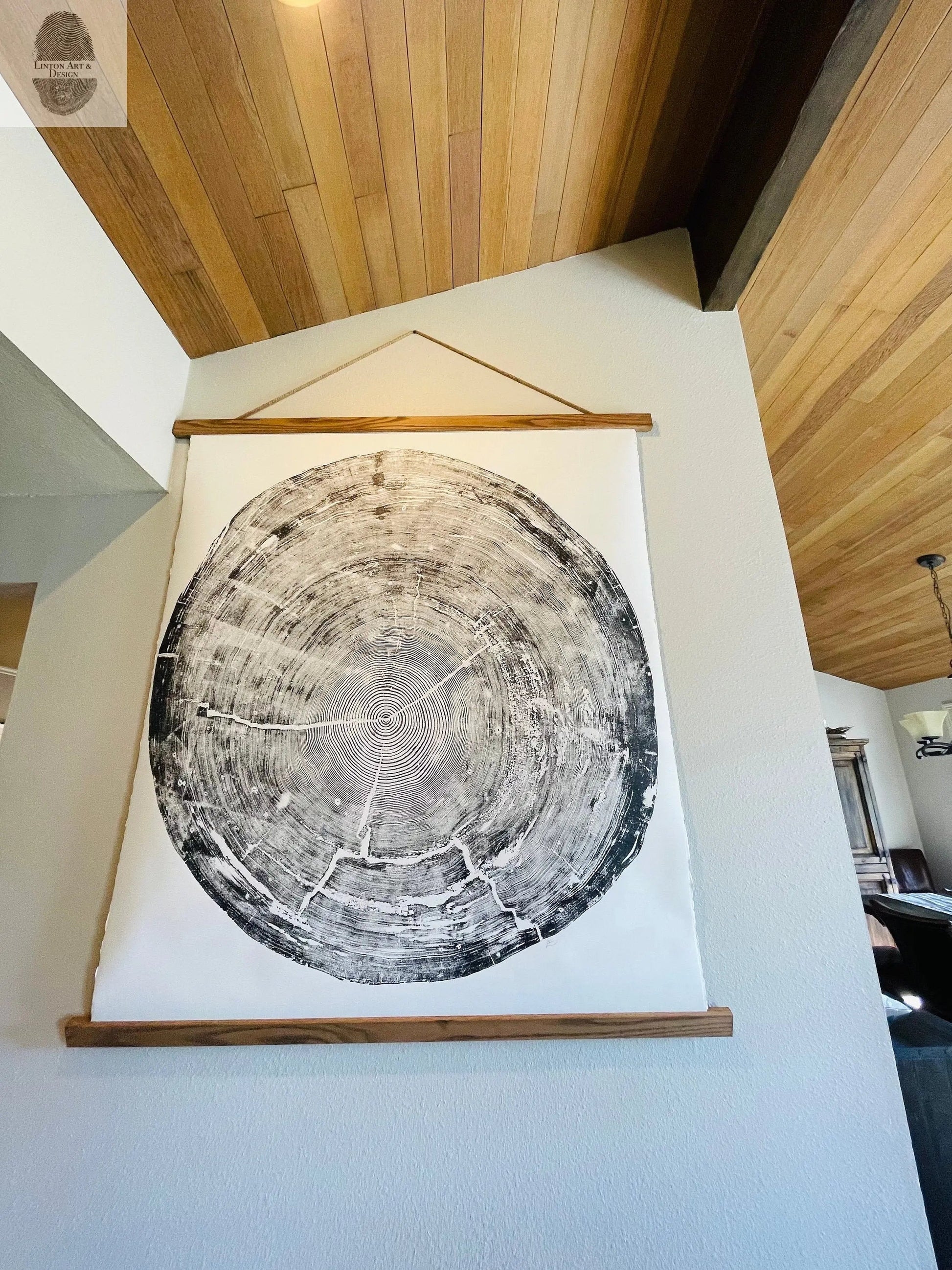 Oregon Coast Sitka Spruce - 52x60 print lintonart