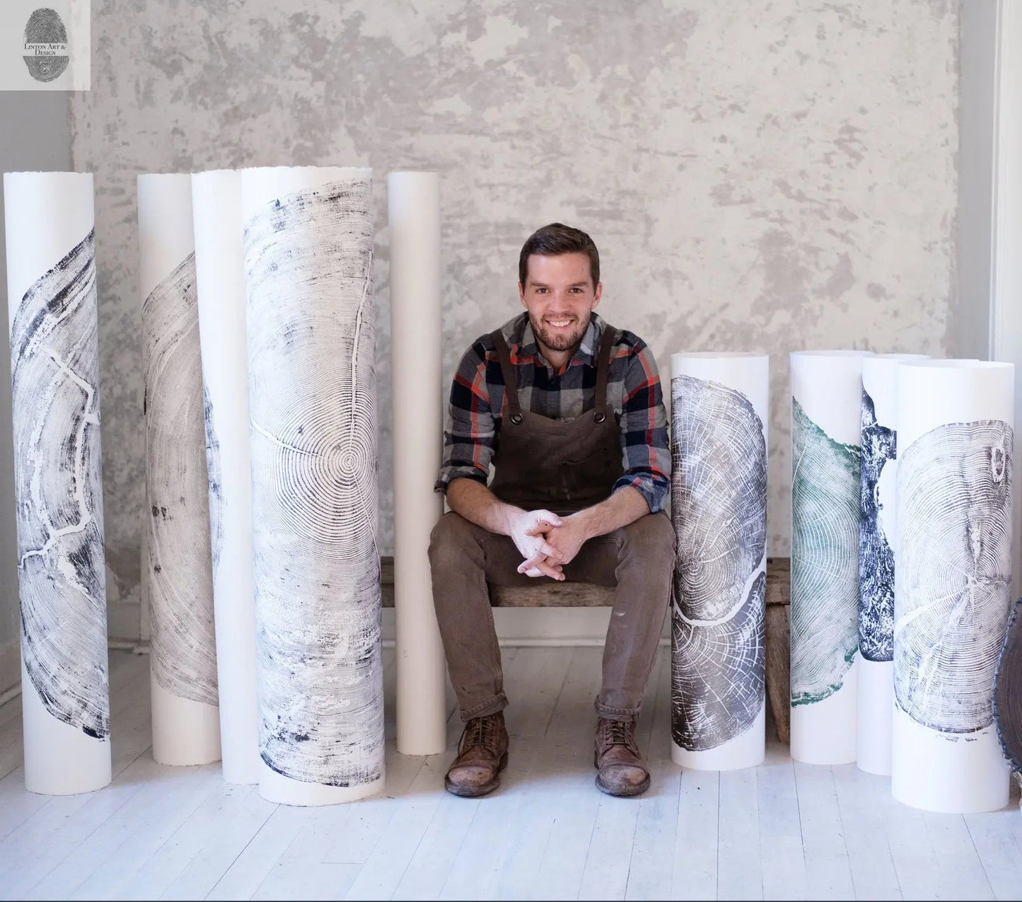 Oregon Coast Sitka Spruce - 52x60 print lintonart