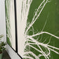 Fan Palm Leaf Diptych Hand Pressed Monoprint on Green Set of 2 - 24x36 each giclee print lintonart