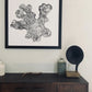 Florida Print, Everglades Art, Big cypress, Osceola, Tree Ring Print, Huge Wall Art lintonart