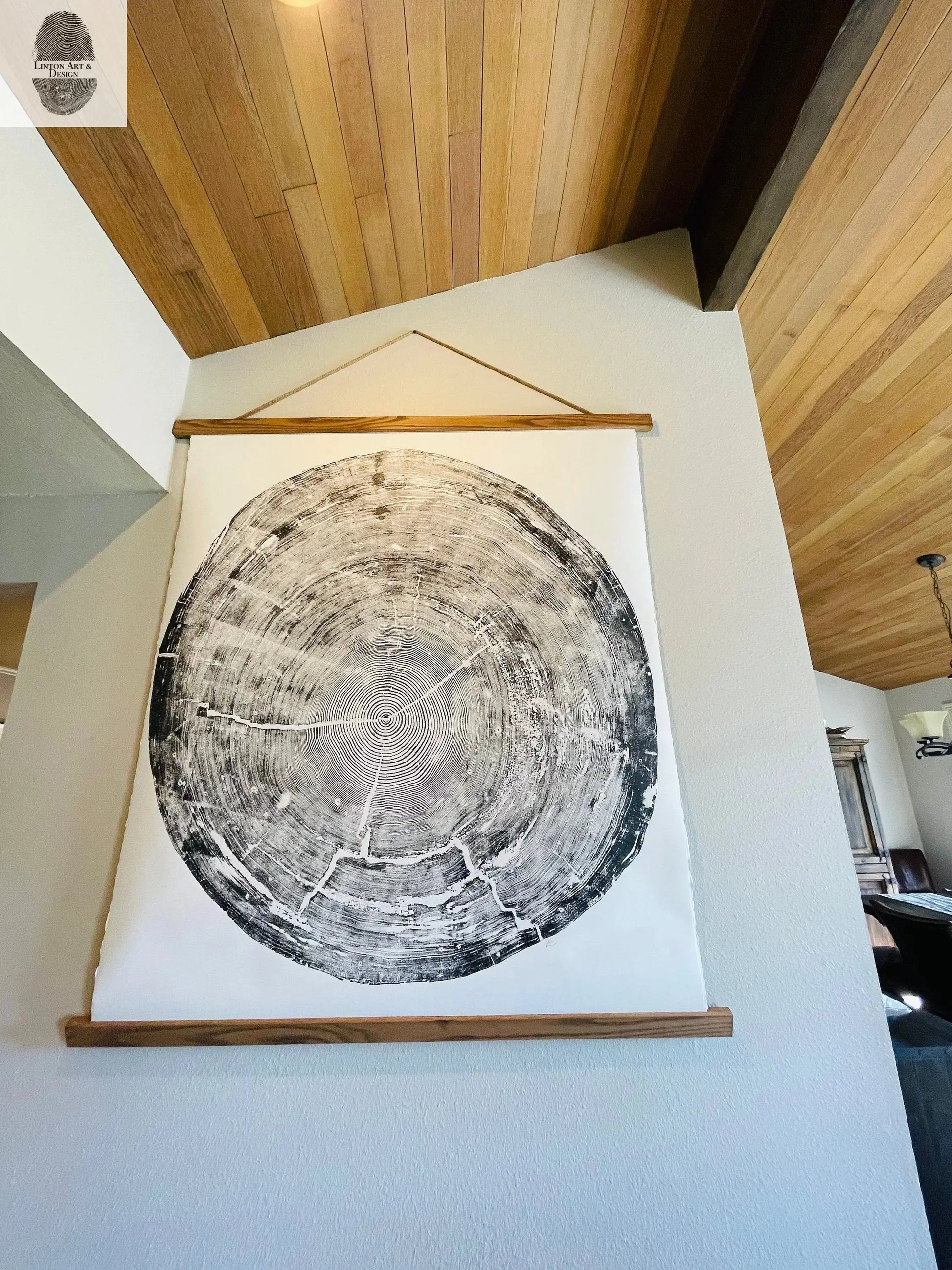 Oregon Coast Sitka Spruce - 52x60 print lintonart