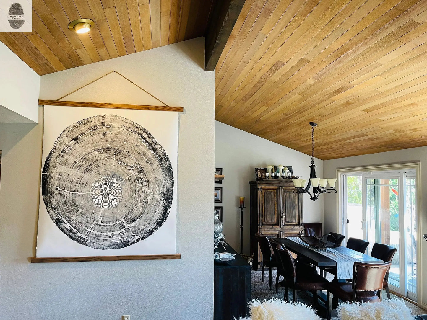 Oregon Coast Sitka Spruce - 52x60 print lintonart