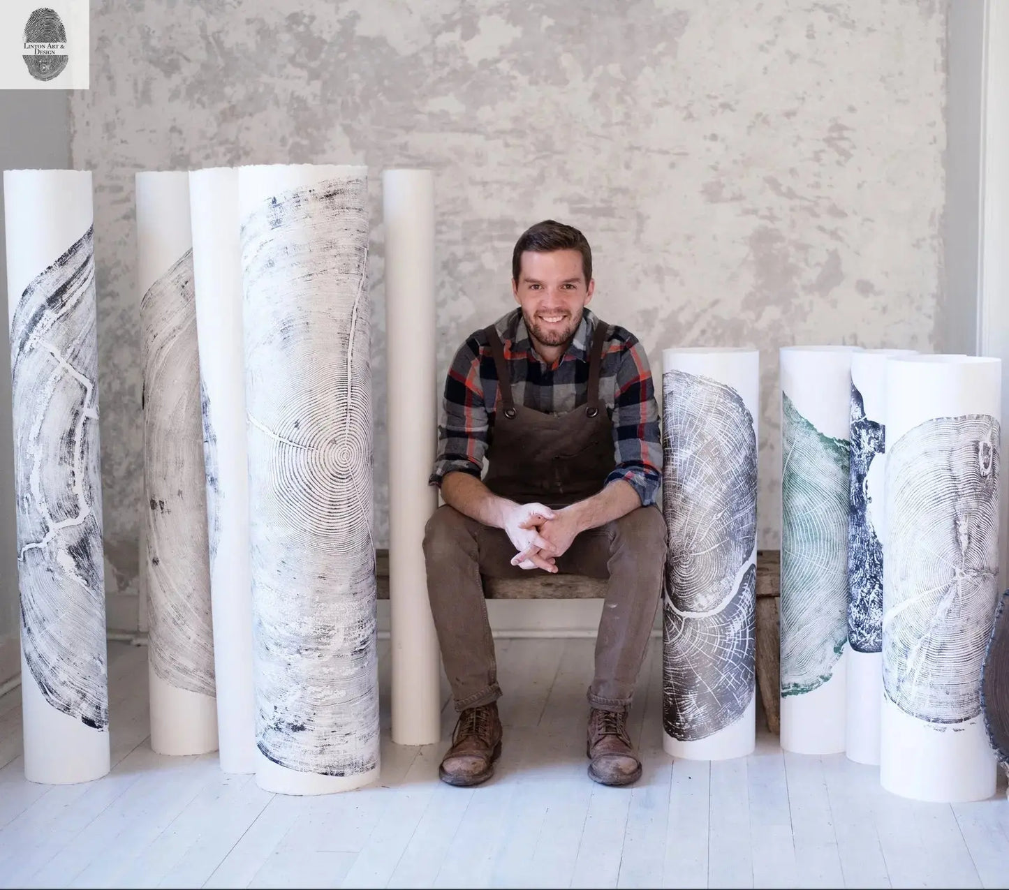 Oregon Coast Sitka Spruce - 52x60 print lintonart