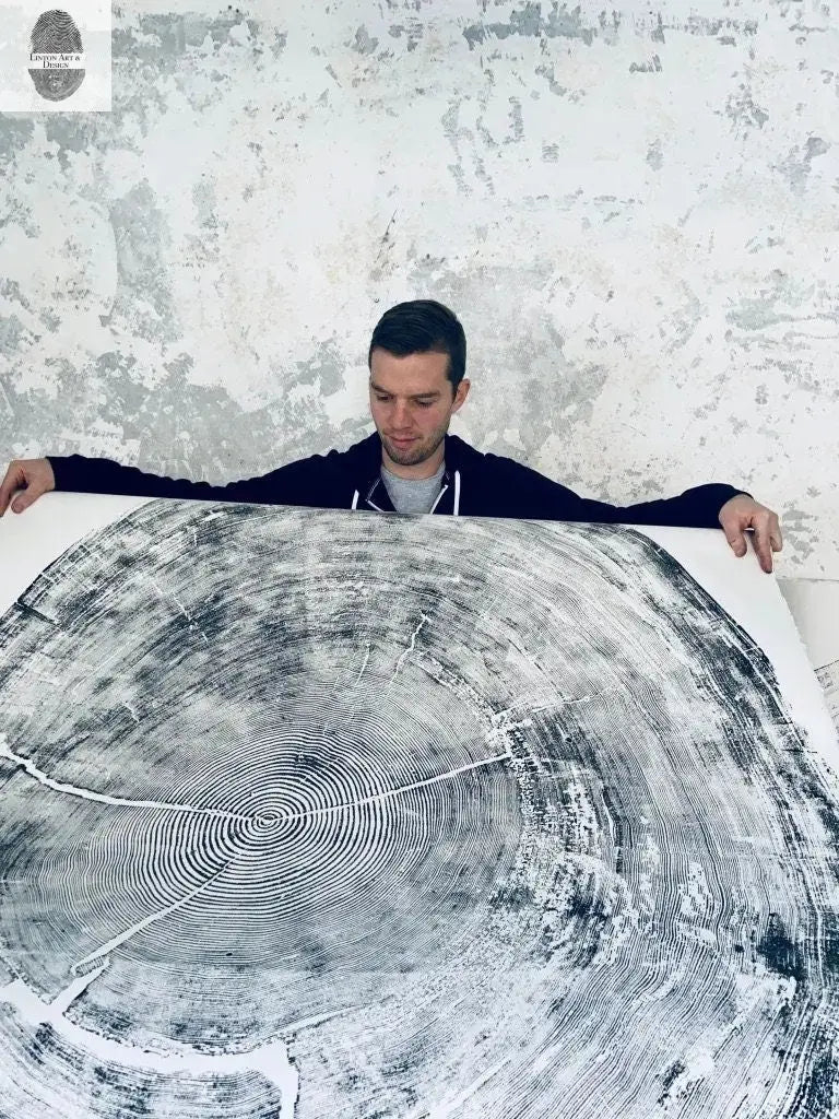 Oregon Coast Sitka Spruce - 52x60 print lintonart