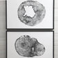 Iowa State, oak Tree, Lumber, Wood Wall Art, Woodcut print, Signed original lintonart