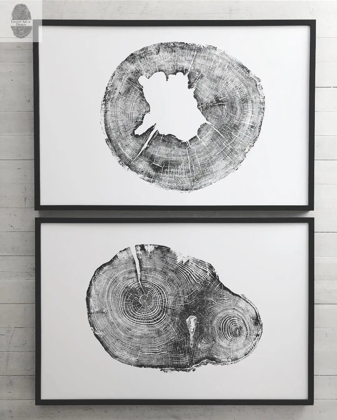 Iowa State, oak Tree, Lumber, Wood Wall Art, Woodcut print, Signed original lintonart