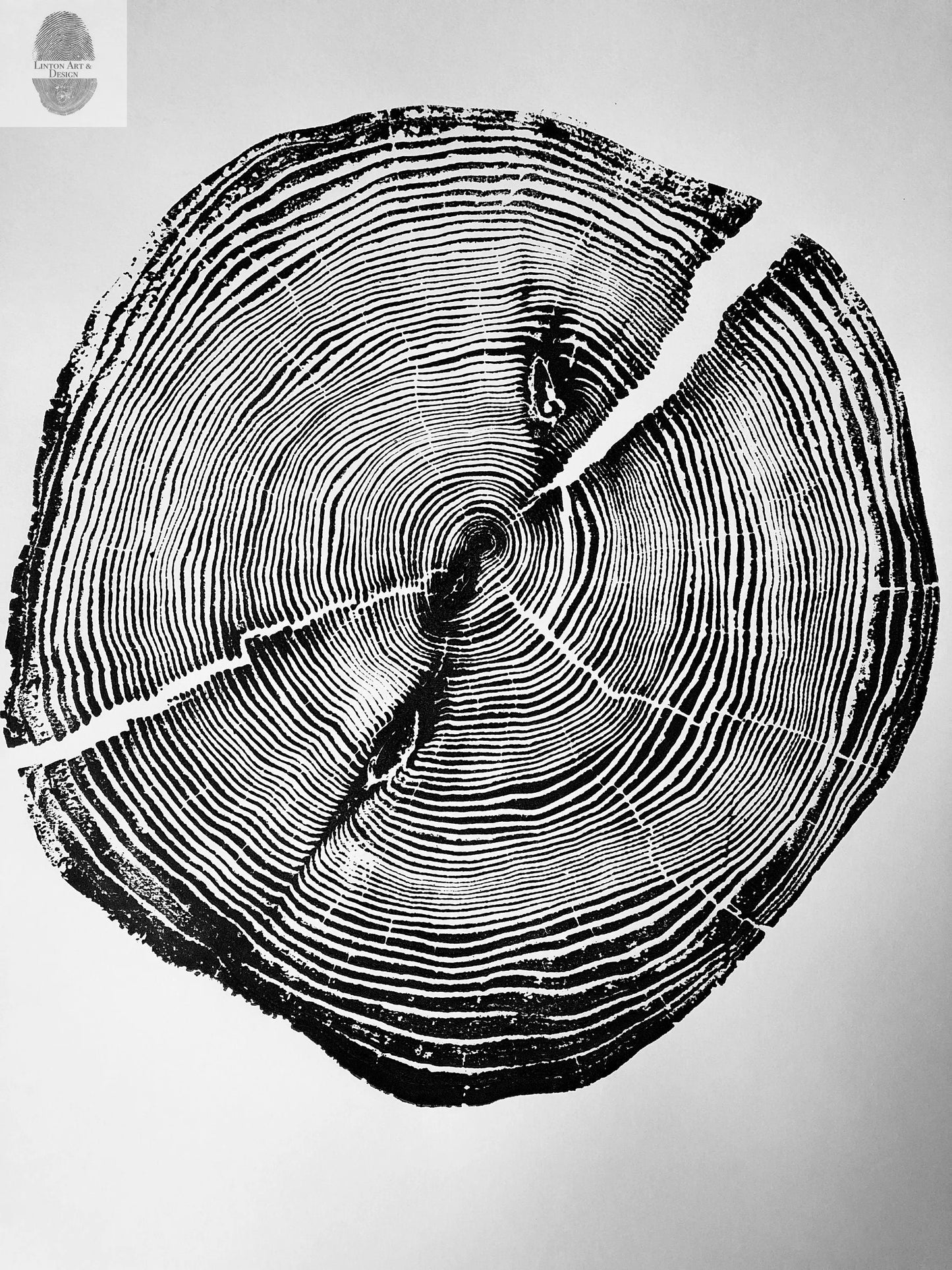 Lake Superior, Lumber, Wood Wall art, Woodcut print, Wood Burning art, Biology Gifts, Michigan Print, Tree of Life, 1 year anniversary, lintonart