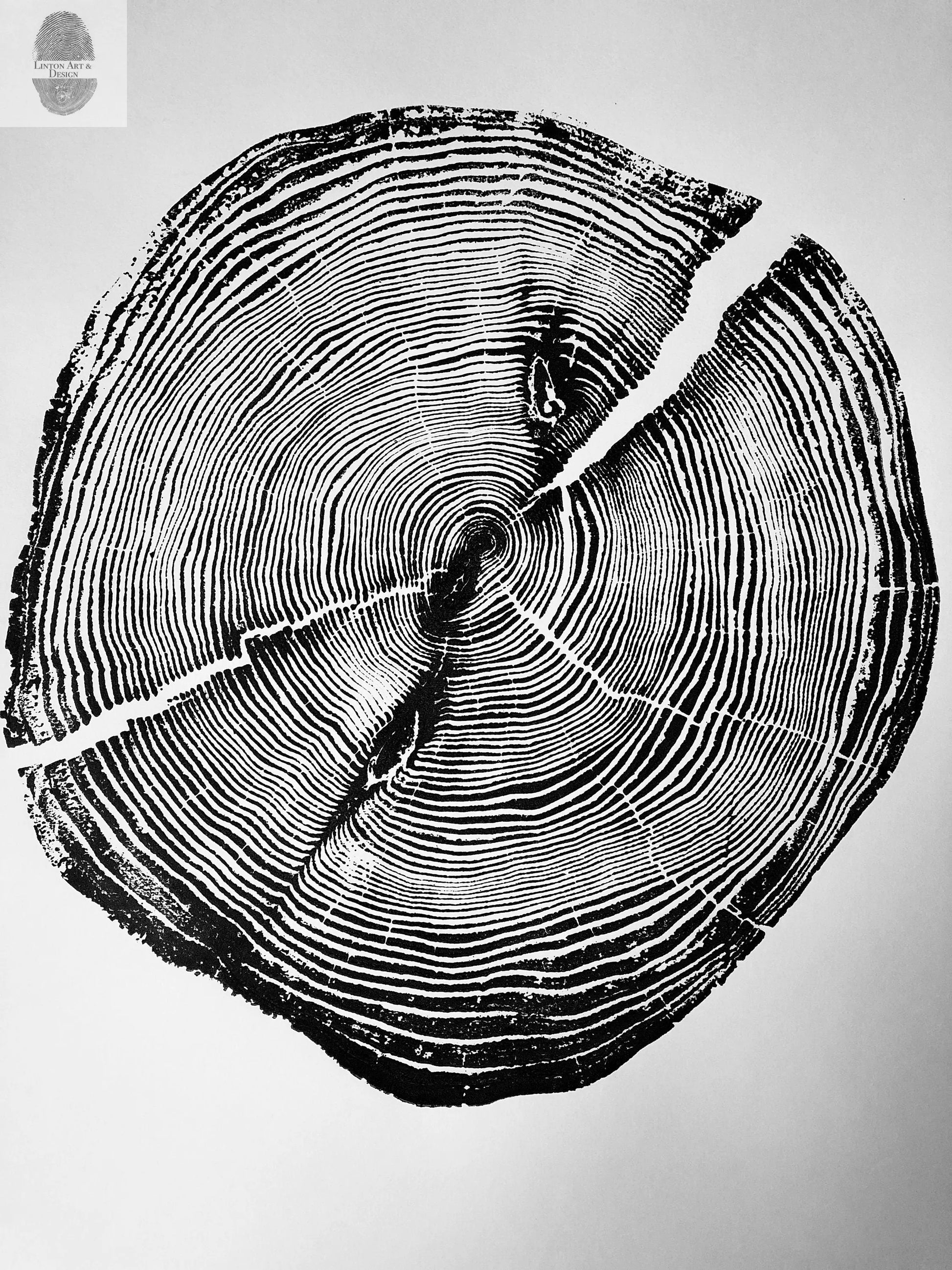 Lake Superior, Lumber, Wood Wall art, Woodcut print, Wood Burning art, Biology Gifts, Michigan Print, Tree of Life, 1 year anniversary, lintonart