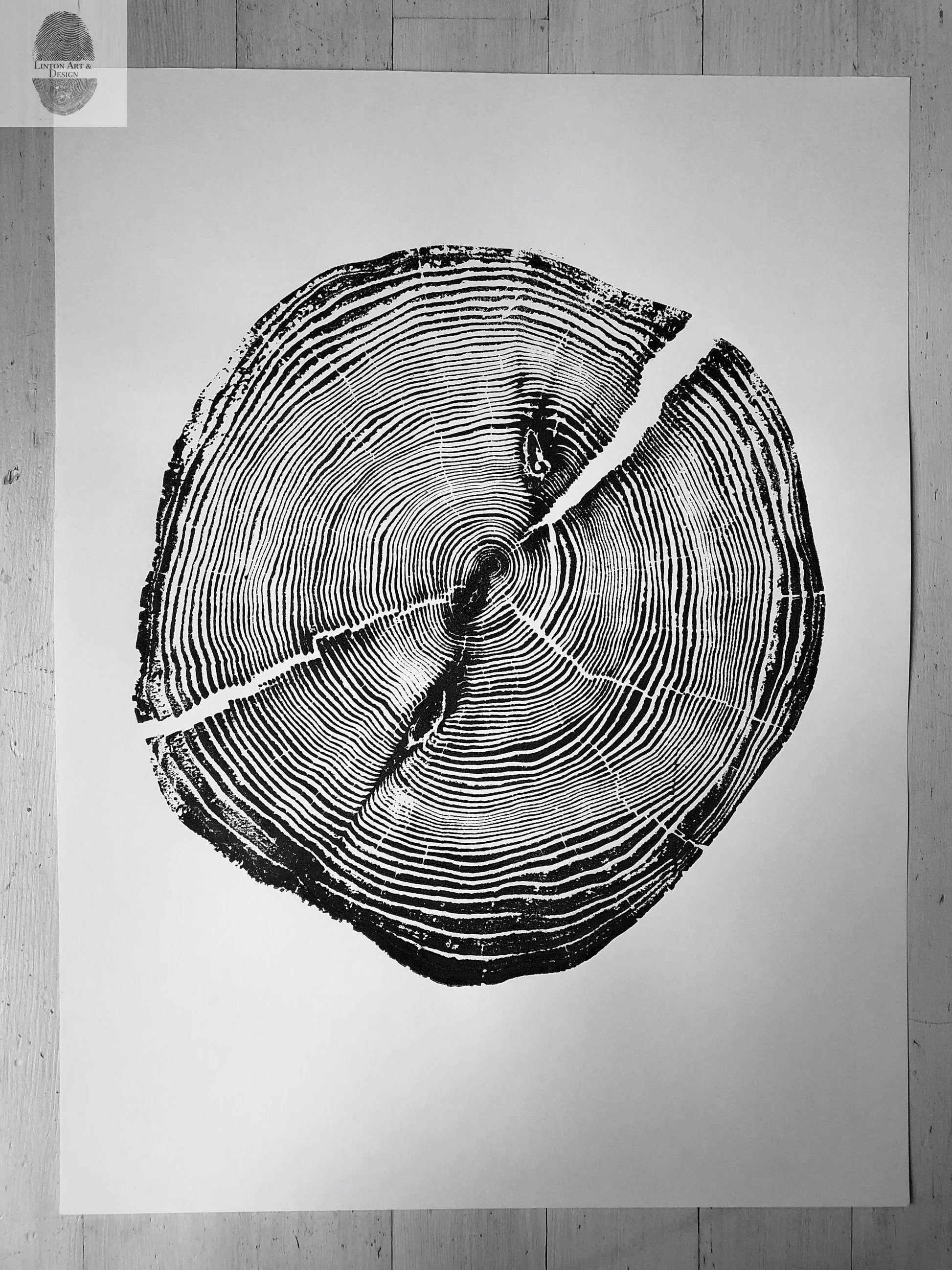 Lake Superior, Lumber, Wood Wall art, Woodcut print, Wood Burning art, Biology Gifts, Michigan Print, Tree of Life, 1 year anniversary, lintonart