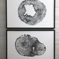 Lumber, Wood Wall Art, Woodcut print, Biology Gifts, Forestry, Tree blocks, Iowa Print, Seattle Print, Signed original 24x36 lintonart