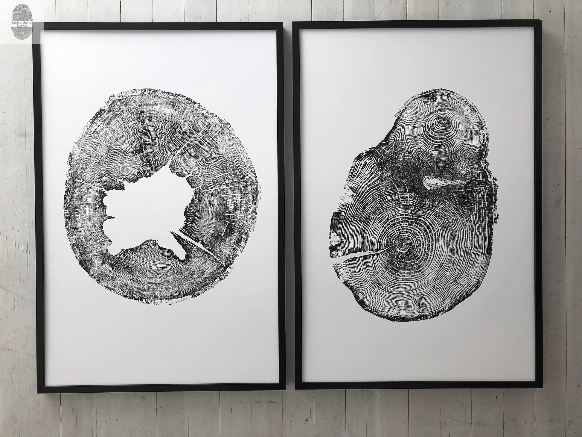 Lumber, Wood Wall Art, Woodcut print, Biology Gifts, Forestry, Tree blocks, Iowa Print, Seattle Print, Signed original 24x36 lintonart