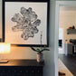 Maine Art, New England Art, York Maine, Downeast Maine, Tree ring Print, Woodcut Print lintonart