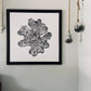Maine Art, New England Art, York Maine, Downeast Maine, Tree ring Print, Woodcut Print lintonart