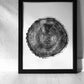 Maine Print, Balm of Gilead, Tree ring print, Maine Poster, Arcadia, Arborist, Forestry, Live Edge wood, Signed original lintonart
