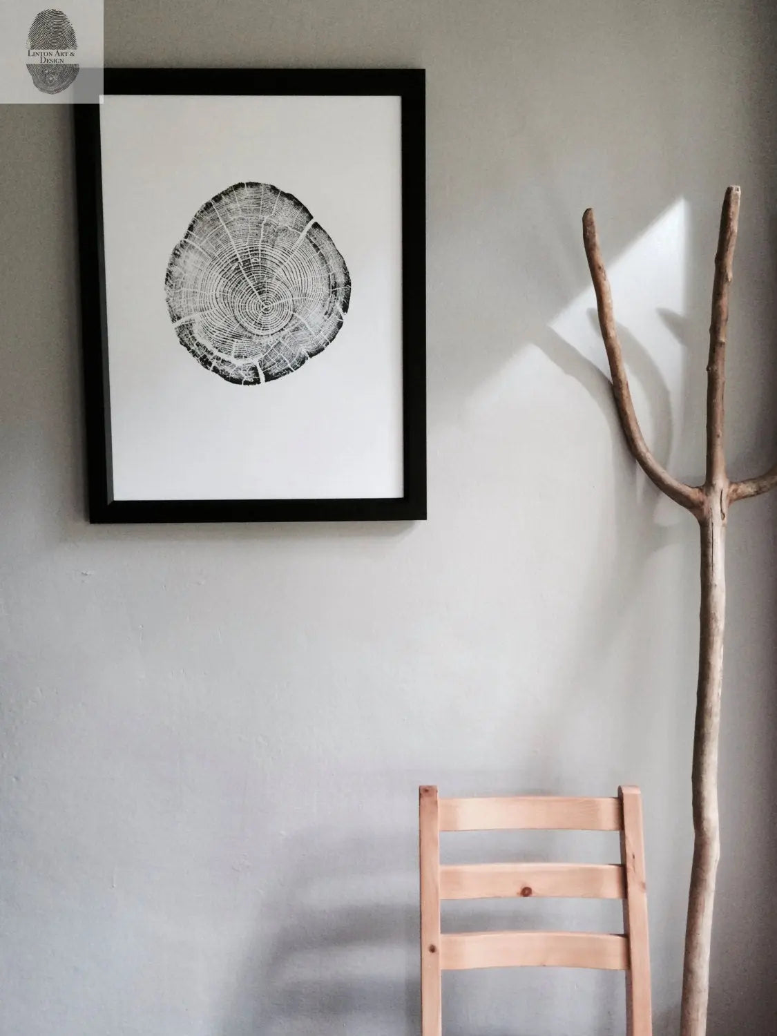 Montana Tree, Flathead Lake, Montana, Driftwood, tree stump, Montana print, forest art print, natural textures, natural patterns, LintonArt lintonart
