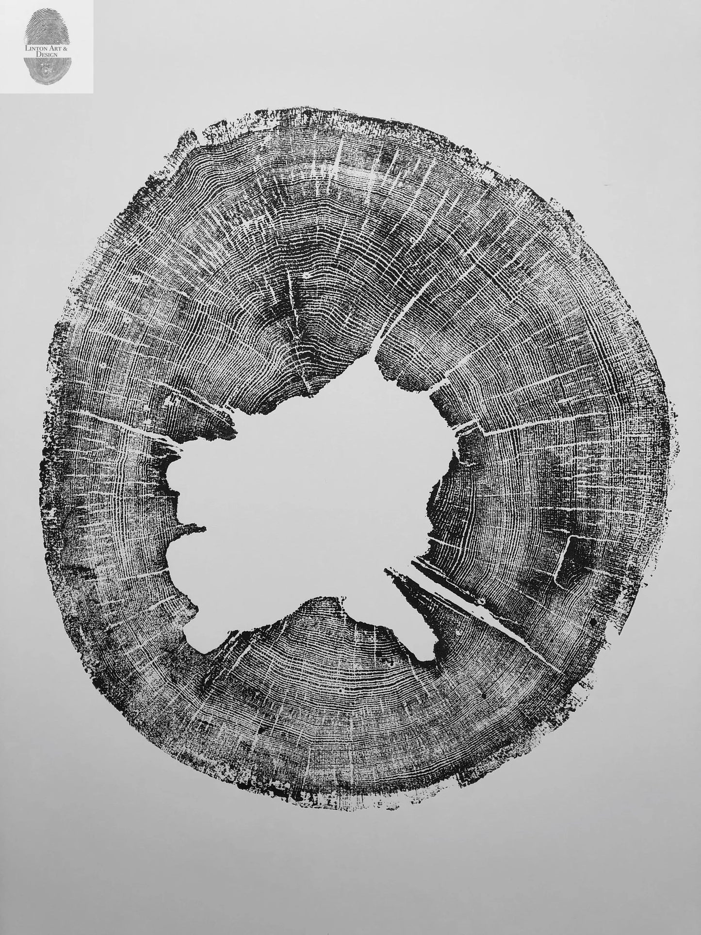 Oak, Pine, & Hemlock Set of 4 - 24x36 each print lintonart