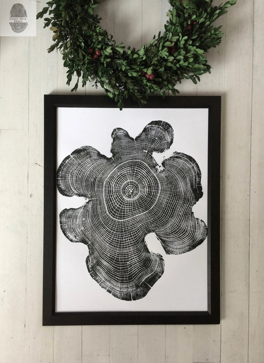 Ohio Locust - 18x24 print lintonart