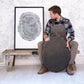 Ohio State, Ash Tree, Tree ring print, woodcut print, Lumber, Live edge, Biology Gifts, Arborist, Signed Original - 24x36 print lintonart