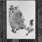 Oregon Coast, Cannon Beach, Driftwood Wall Art, Tree Ring Print, Cascade Mountains, Woodcut Art lintonart