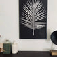 Palm Leaf Hand Pressed Monoprint on Black I - 24x36 giclee print lintonart