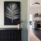 Palm Leaf Hand Pressed Monoprint on Black I - 24x36 giclee print lintonart
