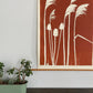 Thistle and Pampas Grass Hand Pressed Monoprint - Giclee Print lintonart