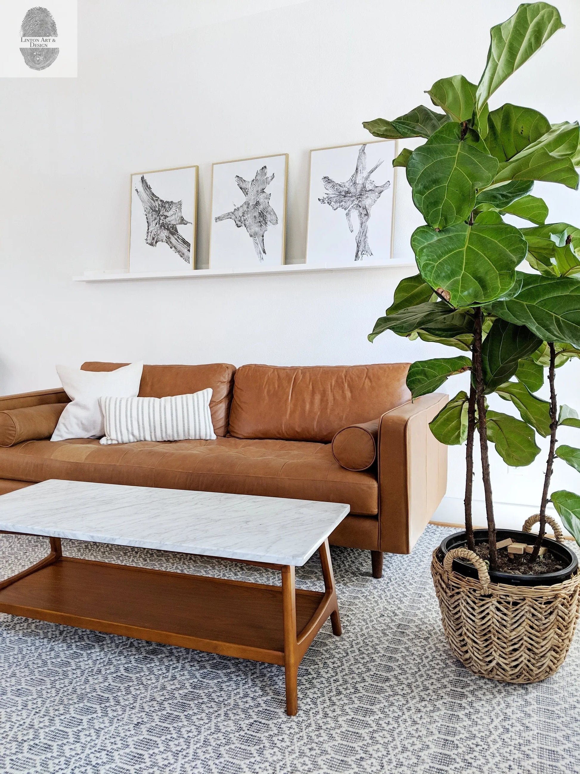 Tree Roots Set of 3 - 18x24 each print lintonart