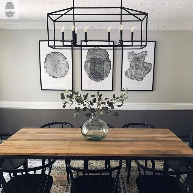 Tree rings Print, Three Panel Wall Art, Woodcut print, Lumber, Tree of Life, Sacred Geometry, Live Edge, Shabby Tree, Each 24x36 inches lintonart