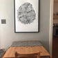 Utah Art, Tree Ring Print, Ski Art, Lumber, Shabby Tree, Wood Slice Wall Art, Natural Wood Slices lintonart