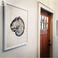 Utah Art, Tree Ring Print, Woodcut print, Woodworker, Ski Art, Snowbird, Wood Slice wall art - 18x24 print lintonart