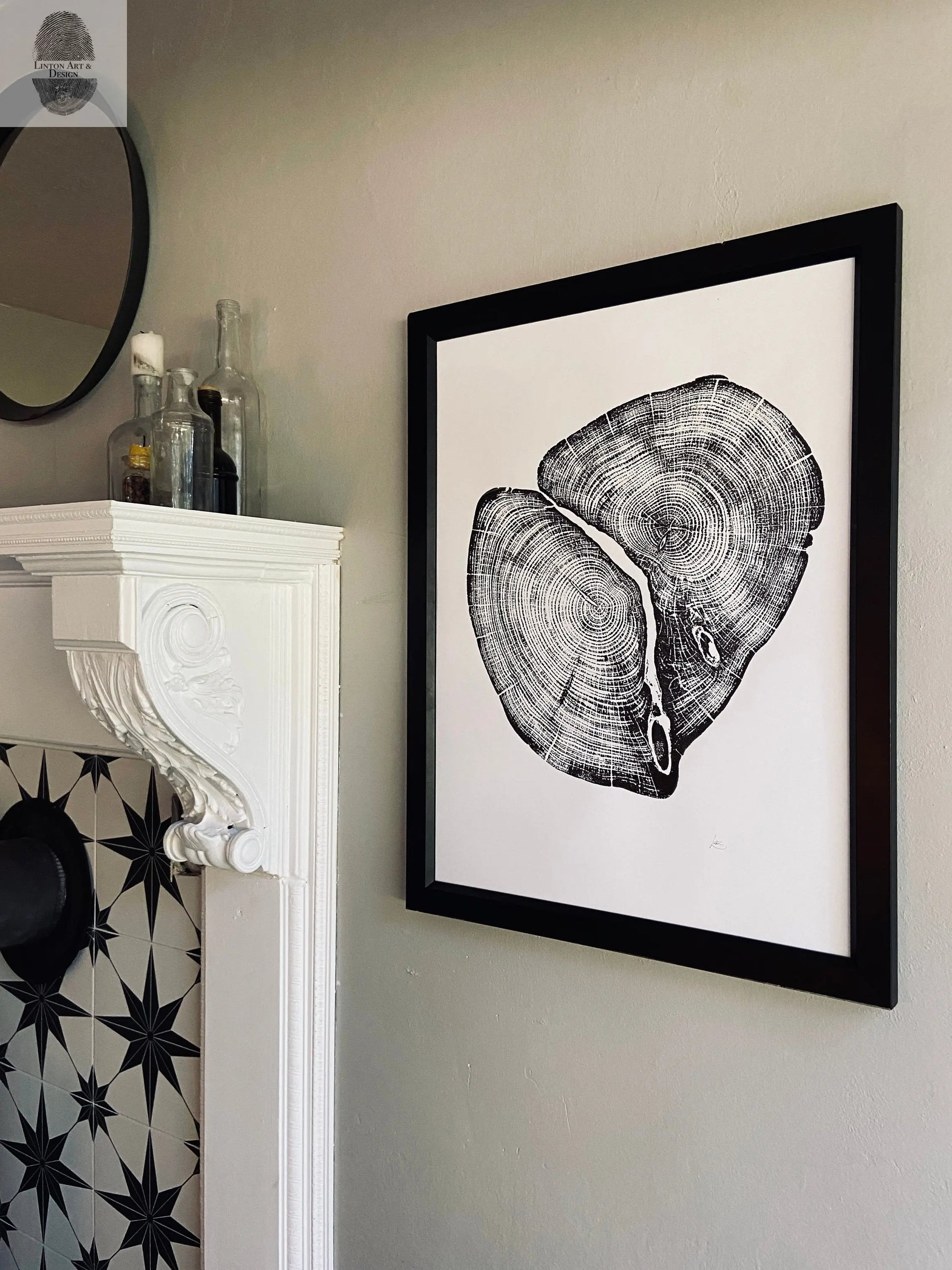 Waco Texas Cedar - 18x24 print lintonart