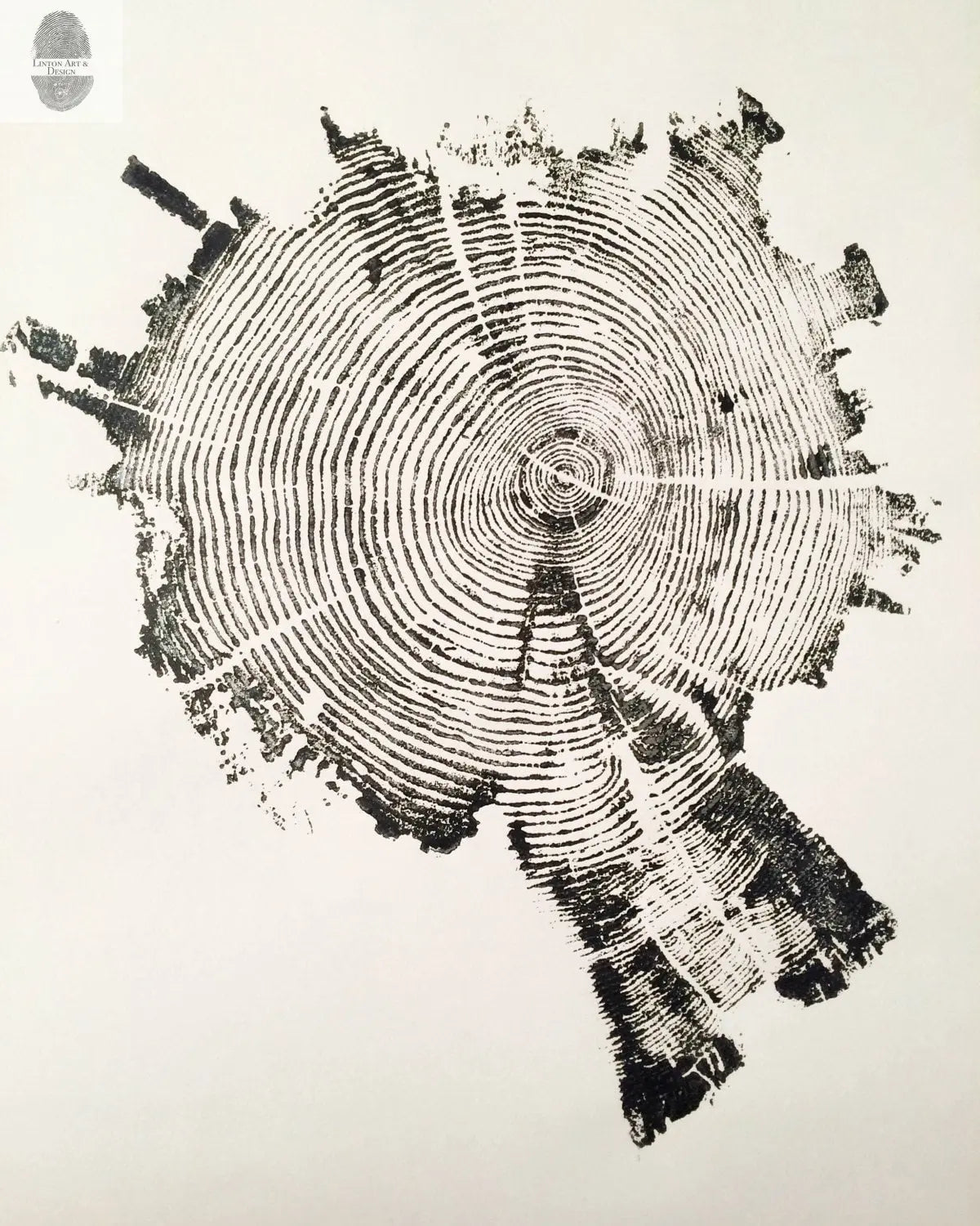 Yellowstone Pine II - 18x24 print lintonart