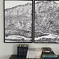 California Giant Redwood Burl *Cropped* Triptych - 3 24x36 inch giclee prints